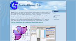 Desktop Screenshot of canoco5.com